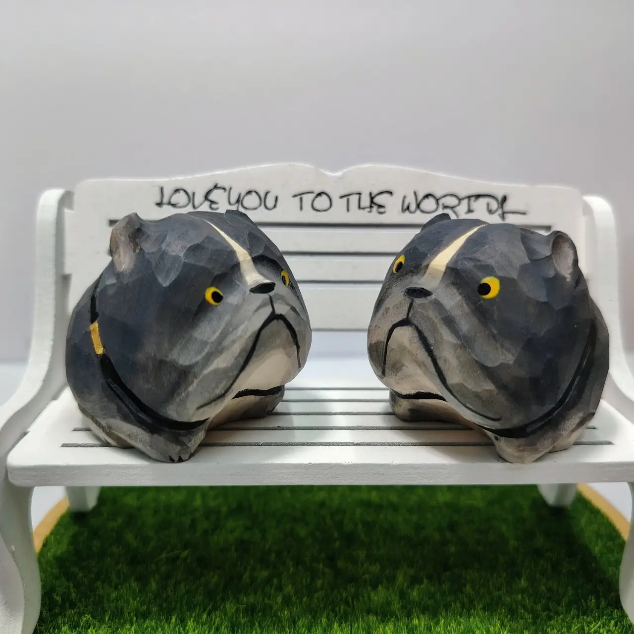 Black arrogant bulldog