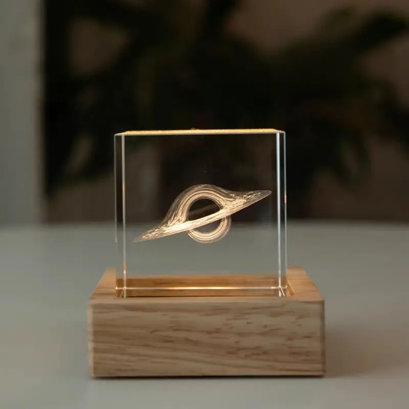 Transparent glass ornaments